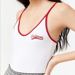 Forever 21 California Graphic Bodysuit